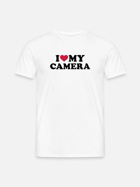 Fotoapparat - Männer T-Shirt - Weiß