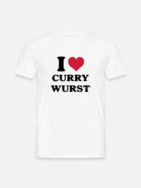 Currywurst i love - Men's T-Shirt - white