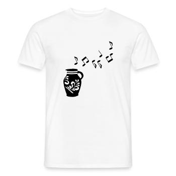 Musik Bembel Frankfurt - Männer T-Shirt - Weiß - Vorne - AI Model Male 178 dark (178cm)