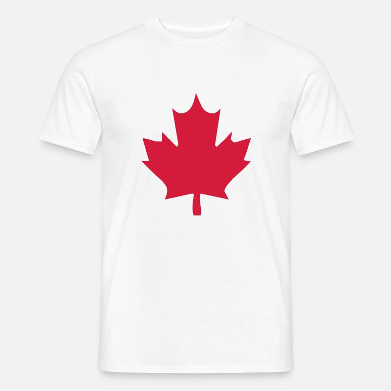 canadablatt - Männer T-Shirt - Weiß