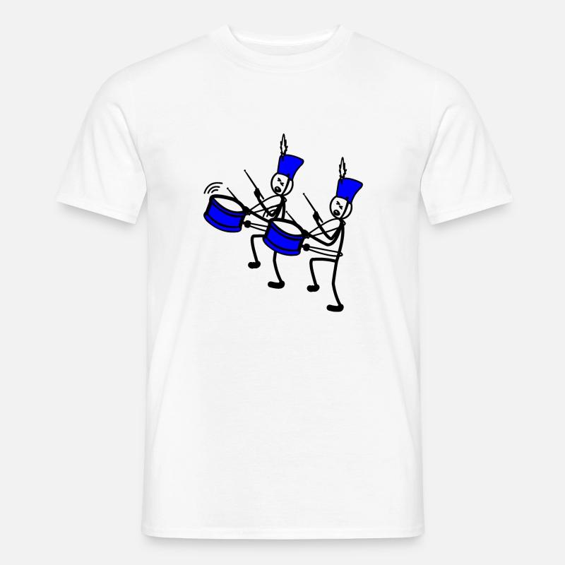 Two drummers - Men's T-shirt - white