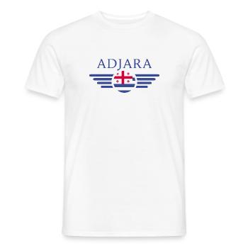 J’aime l’Adjara, T-shirt design de style élégance - T-shirt homme - blanc - Devant - AI Model Male 178 dark (178cm)