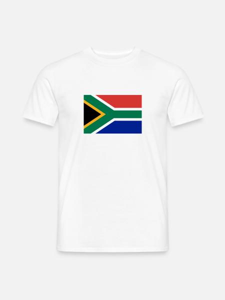 Südafrika - Männer T-Shirt - Weiß