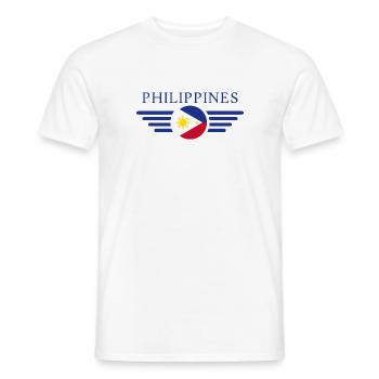 T-shirt de conception de style philippin - T-shirt homme - blanc - Devant - AI Model Male 178 dark (178cm)