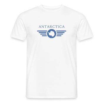 I Love Antarctica, Elegance Style Design T-Shirt - Men's T-Shirt - white - Front - AI Model Male 178 dark (178cm)