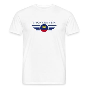 Liechtenstein Stil T-Shirt - Männer T-Shirt - Weiß - Vorne - AI Model Male 178 dark (178cm)