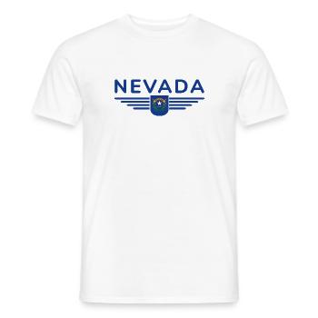 T-shirt Nevada Fan – Parfait pour les fans ! - T-shirt homme - blanc - Devant - AI Model Male 178 dark (178cm)