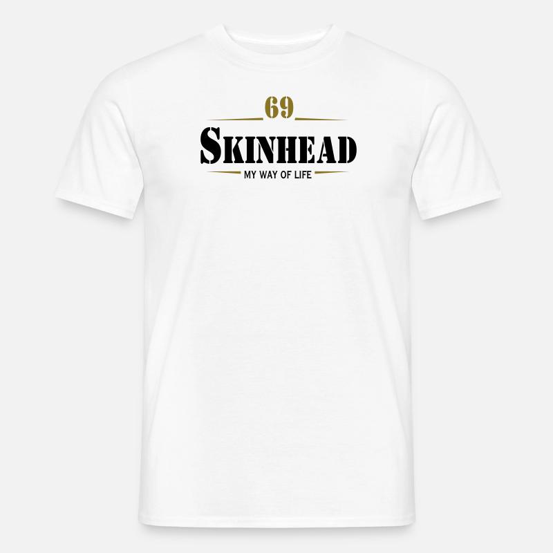 Working Class Skinhead Oi! Antiracist Bootboys My - Männer T-Shirt - Weiß