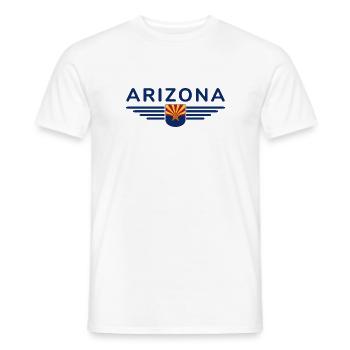 Arizona Fan T-Shirt – Desert Style - Men's T-Shirt - white - Front - AI Model Male 178 dark (178cm)