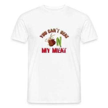 Lustiger Grill-Spruch I Grillen Motiv - Männer T-Shirt - Weiß - Vorne - AI Model Male 178 dark (178cm)