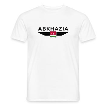 Abkhazia Design – Pride for fans and travelers - Men's T-Shirt - white - Front - AI Model Male 178 dark (178cm)