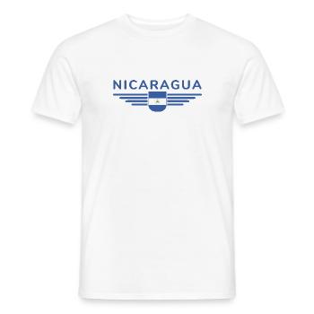 Nicaragua T-Shirt Design - Männer T-Shirt - Weiß - Vorne - AI Model Male 178 dark (178cm)