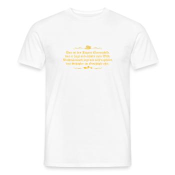 Jägerspruch, Jägerlatein - Männer T-Shirt - Weiß - Vorne - AI Model Male 178 dark (178cm)