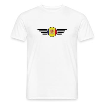 Andorra Stil Design T-Shirt - Männer T-Shirt - Weiß - Vorne - AI Model Male 178 dark (178cm)