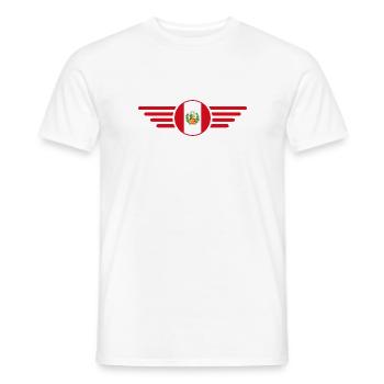 I Love Peru, Elegance Style Design T-Shirt - Men's T-Shirt - white - Front - AI Model Male 178 dark (178cm)