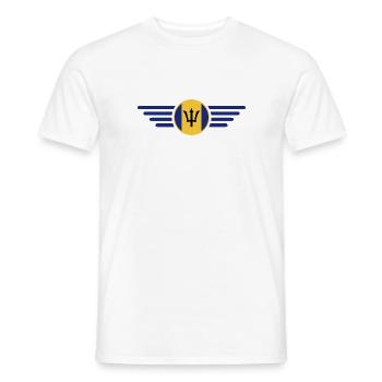 Ich liebe Barbados, Eleganz Stil Design T-Shirt - Männer T-Shirt - Weiß - Vorne - AI Model Male 178 dark (178cm)
