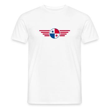 I Love Panama, Elegance Style Design T-Shirt - Men's T-Shirt - white - Front - AI Model Male 178 dark (178cm)