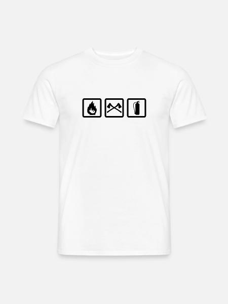Firefighter - Men's T-Shirt - white