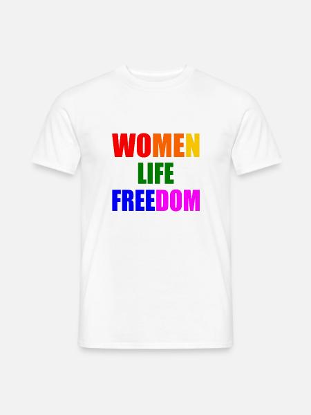 Women life freedom - Männer T-Shirt - Weiß