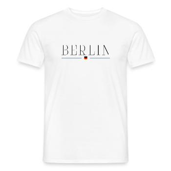 Ich liebe Berlin, Deutschland - Männer T-Shirt - Weiß - Vorne - AI Model Male 178 dark (178cm)