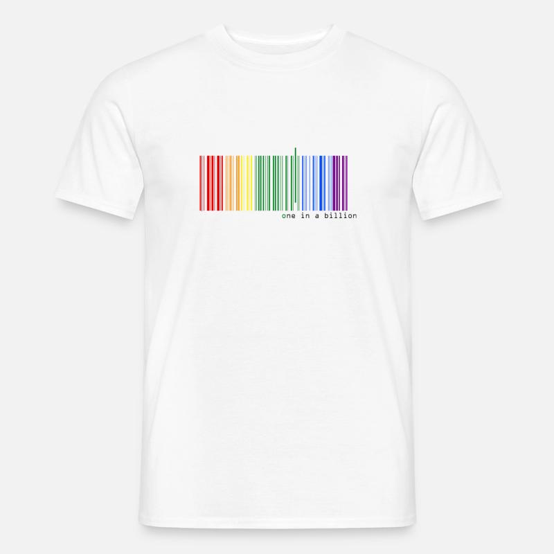 eins zu einer Milliarde - Männer T-Shirt - Weiß