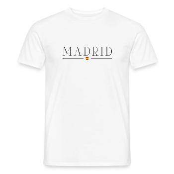 I love Madrid - Men's T-Shirt - white - Front - AI Model Male 178 dark (178cm)
