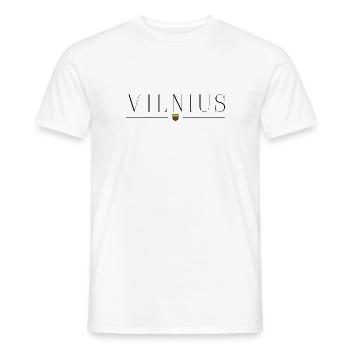 Vilnius, Lithuania Style Design T-Shirt - Men's T-Shirt - white - Front - AI Model Male 178 dark (178cm)