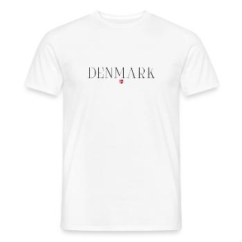 Danemark - T-shirt homme - blanc - Devant - AI Model Male 178 dark (178cm)