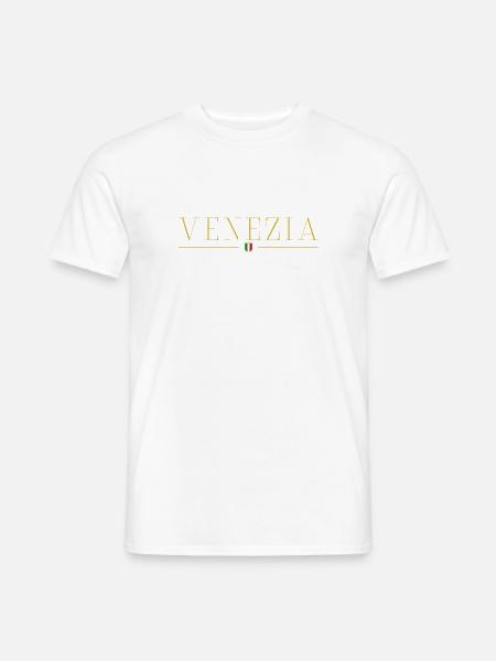 Venedig Venezia Italia Italien - Männer T-Shirt - Weiß