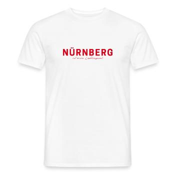 T-shirt de Nuremberg – pour les fans et les amoureux - T-shirt homme - blanc - Devant - AI Model Male 178 dark (178cm)
