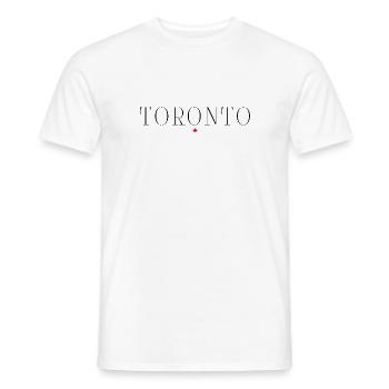 J’adore Toronto - T-shirt homme - blanc - Devant - AI Model Male 178 dark (178cm)
