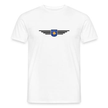 Kosovo Fan T-Shirt Design - Männer T-Shirt - Weiß - Vorne - AI Model Male 178 dark (178cm)