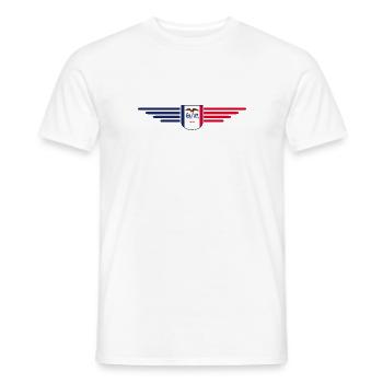 Iowa Fan T-Shirt – Your State! - Men's T-Shirt - white - Front - AI Model Male 178 dark (178cm)