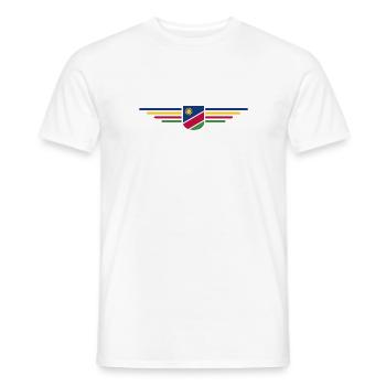 Namibia T-Shirt for Fans and Travelers - Men's T-Shirt - white - Front - AI Model Male 178 dark (178cm)
