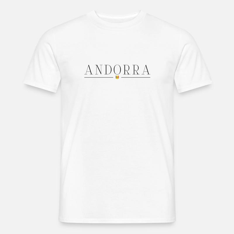 Ich liebe Andorra - Männer T-Shirt - Weiß