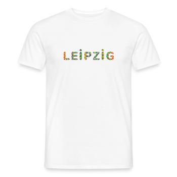 T-shirt de fan de Leipzig – Pour les vrais fans ! - T-shirt homme - blanc - Devant - AI Model Male 178 dark (178cm)