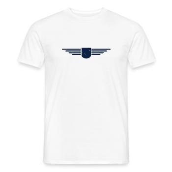 Alaska Fan T-Shirt – USA-Style - Männer T-Shirt - Weiß - Vorne - AI Model Male 178 dark (178cm)