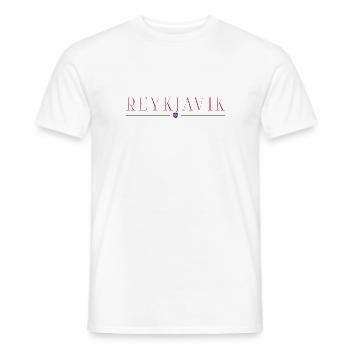 Reykjavik, Iceland Style Design T-Shirt - Men's T-Shirt - white - Front - AI Model Male 178 dark (178cm)