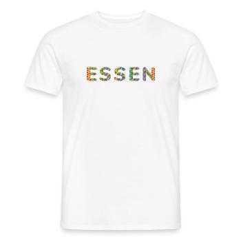 Food Fan T-Shirt – Pour les vrais fans ! - T-shirt homme - blanc - Devant - AI Model Male 178 dark (178cm)