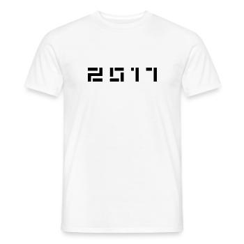 Geburtsjahr Geburtstag Born In - Made in 2017 - Männer T-Shirt - Weiß - Vorne - AI Model Male 178 dark (178cm)