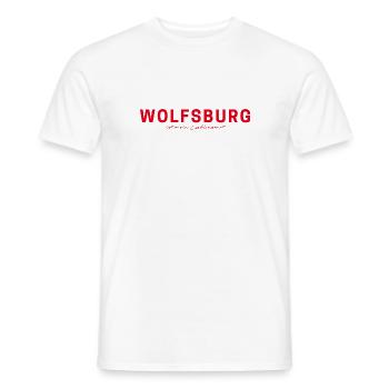 Wolfsburg T-Shirt – Perfect for Fans - Men's T-Shirt - white - Front - AI Model Male 178 dark (178cm)