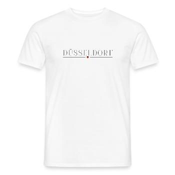 Dusseldorf, Germany Elegance T-Shirt - Men's T-Shirt - white - Front - AI Model Male 178 dark (178cm)