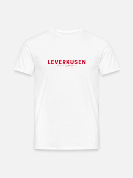 Leverkusen T-Shirt – Für echte Fans der Chemie-Sta - Männer T-Shirt - Weiß