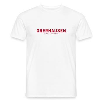 Oberhausen T-Shirt – Für echte Fans - Männer T-Shirt - Weiß - Vorne - AI Model Male 178 dark (178cm)