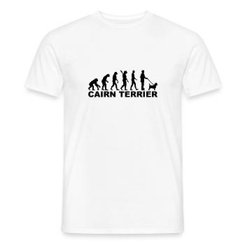 Cairn Terrier - Männer T-Shirt - Weiß - Vorne - AI Model Male 178 dark (178cm)