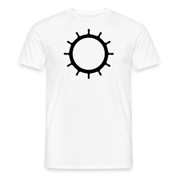 Steering EMPTY 1c - Men's T-Shirt - white - Front - AI Model Male 178 dark (178cm)