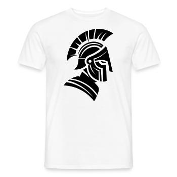 Sparta Spartan Warrior - Men's T-Shirt - white - Front - AI Model Male 178 dark (178cm)