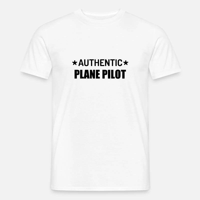 Flugzeug / Luftfahrt / Arbeit / Job - Männer T-Shirt - Weiß