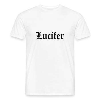 Lucifer - Men's T-Shirt - white - Front - AI Model Male 178 dark (178cm)