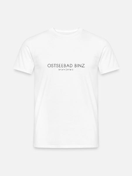 Ostseebad Binz auf Rügen - Männer T-Shirt - Weiß